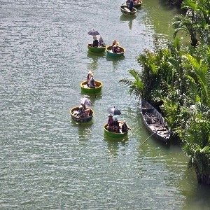 Basket Boats near Hoi An