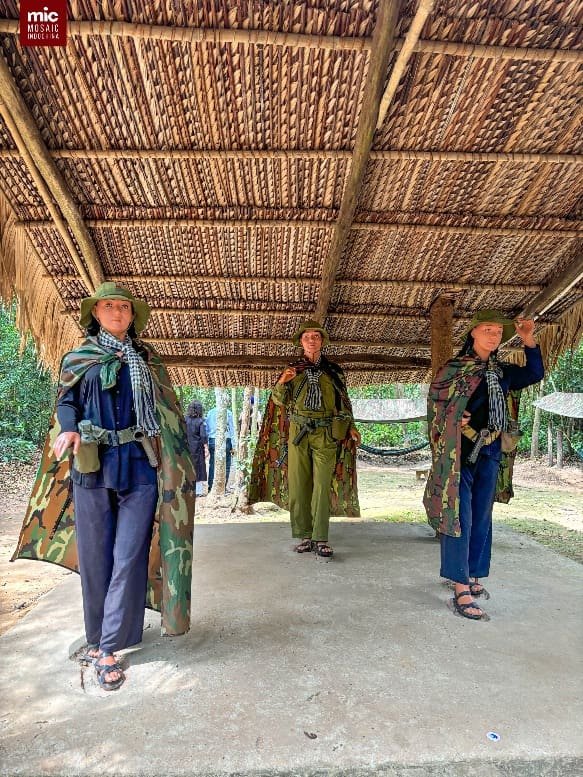 Cu Chi Tunnels near Saigon in southern Vietnam