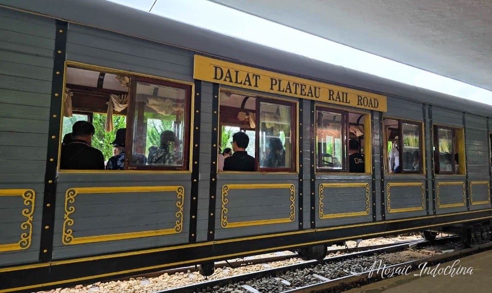 A delightful and relaxing train ride from Dalat to Trai Mat, only 7 kilometres in distance, is available at Dalat Railway Station.