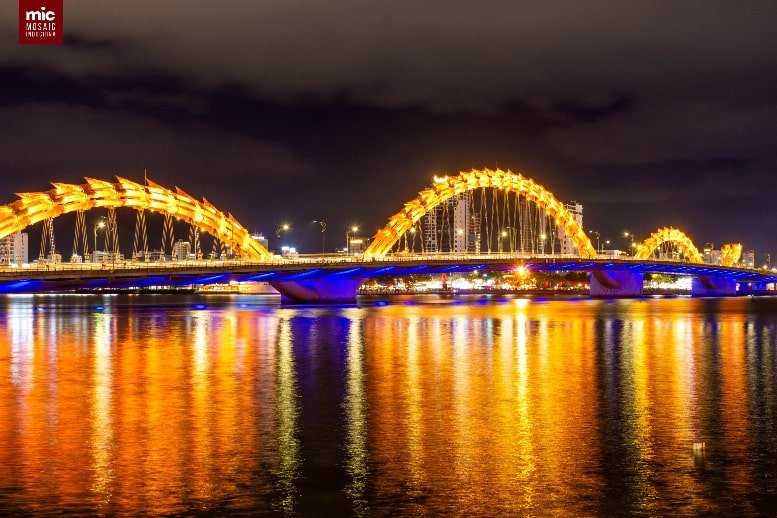 Dragon Bridge, a main tourist attraction in Da Nang