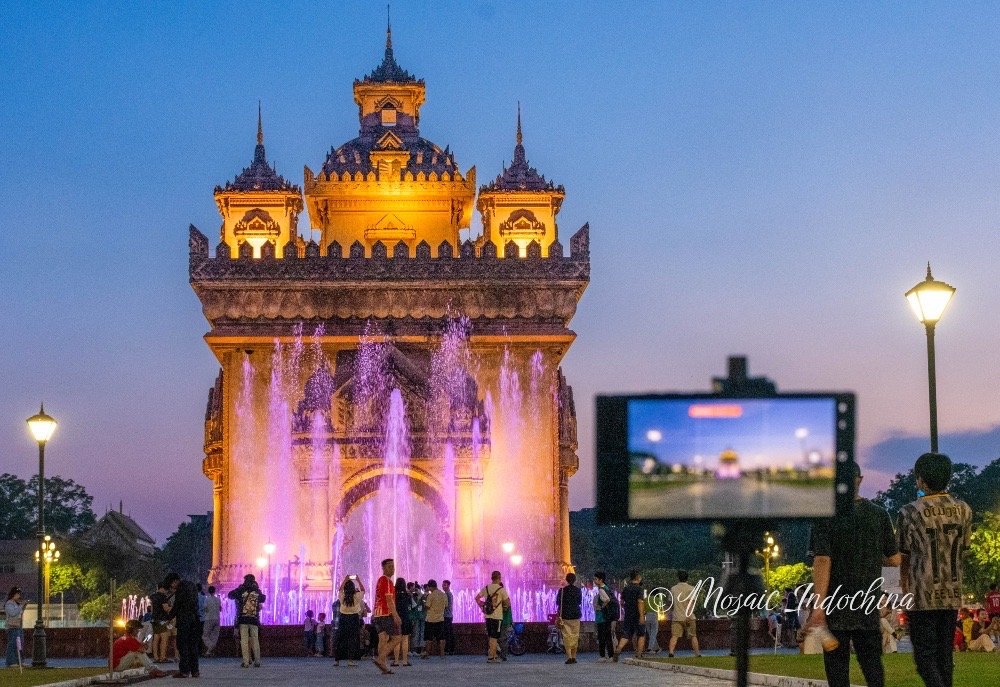 Patuxay Monument, also known as Victory Monument or Victory Gate, is a landmark and a top attraction in Vientiane, Laos.