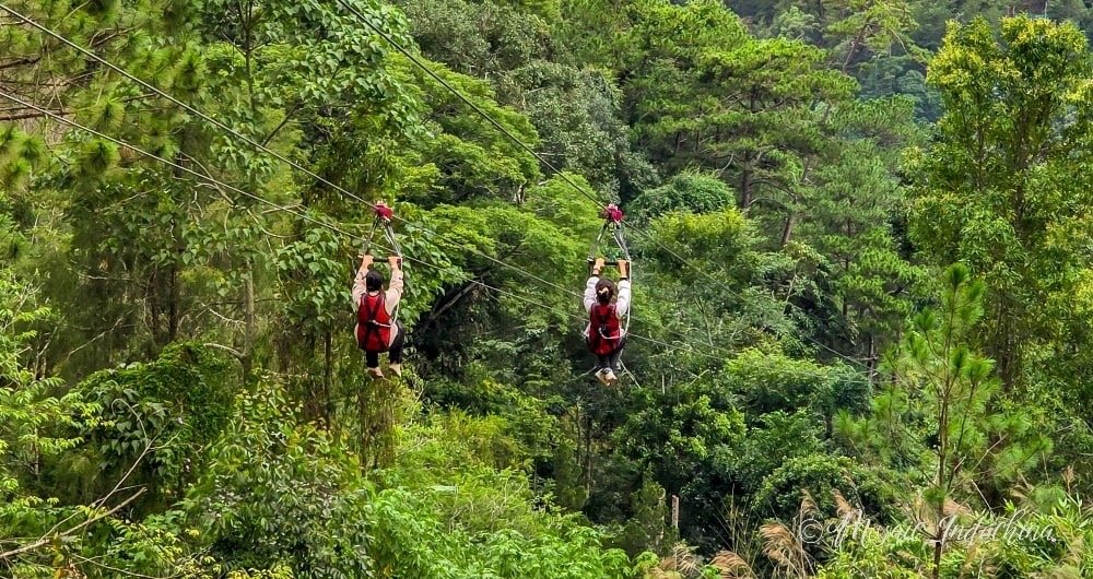 Dalat has several fun activities for holiday makers including the 1500-meter zipline and high rope course.