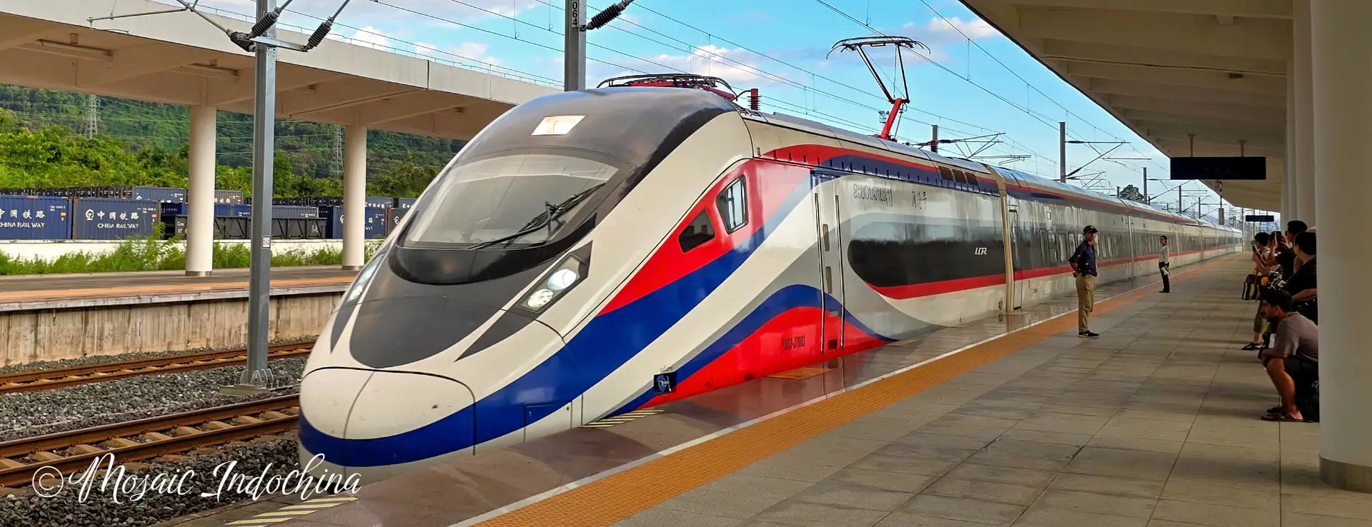 The fast train in Laos is a modern form of public transport and a local attraction.