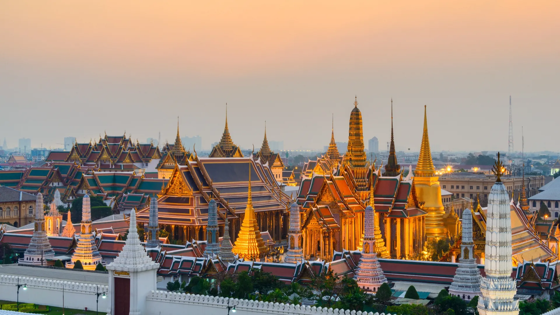 Bangkok Grand Palace complex, one of Thailand’s most famous landmarks and top tourist attractions