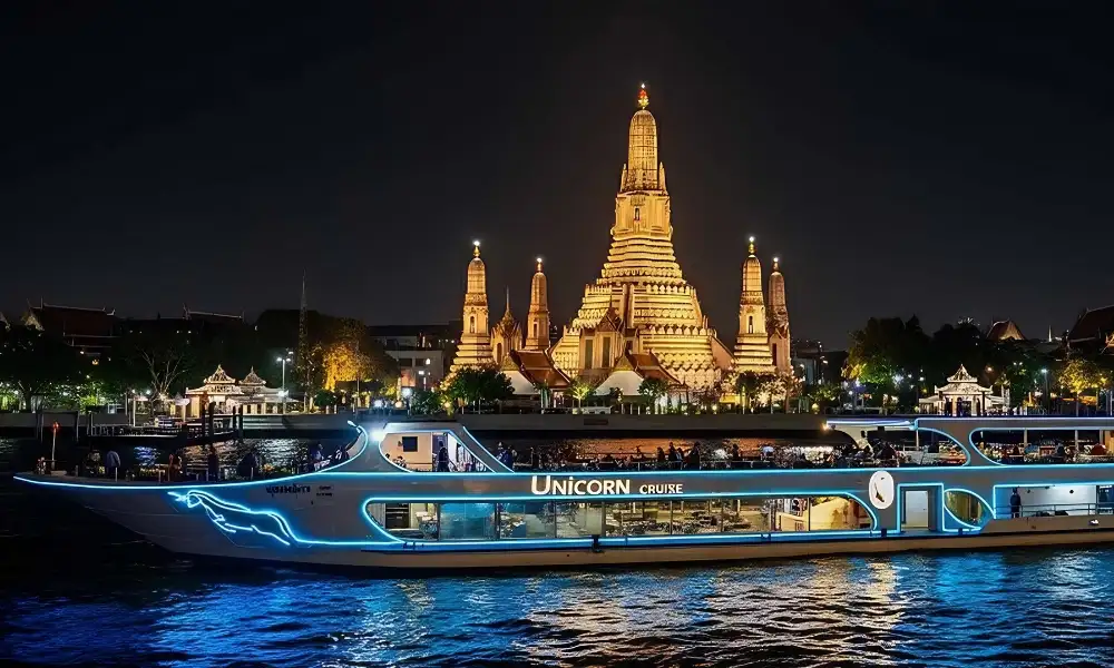 Unicorn Cruise, one of the most memorable dinner cruise experiences in Bangkok