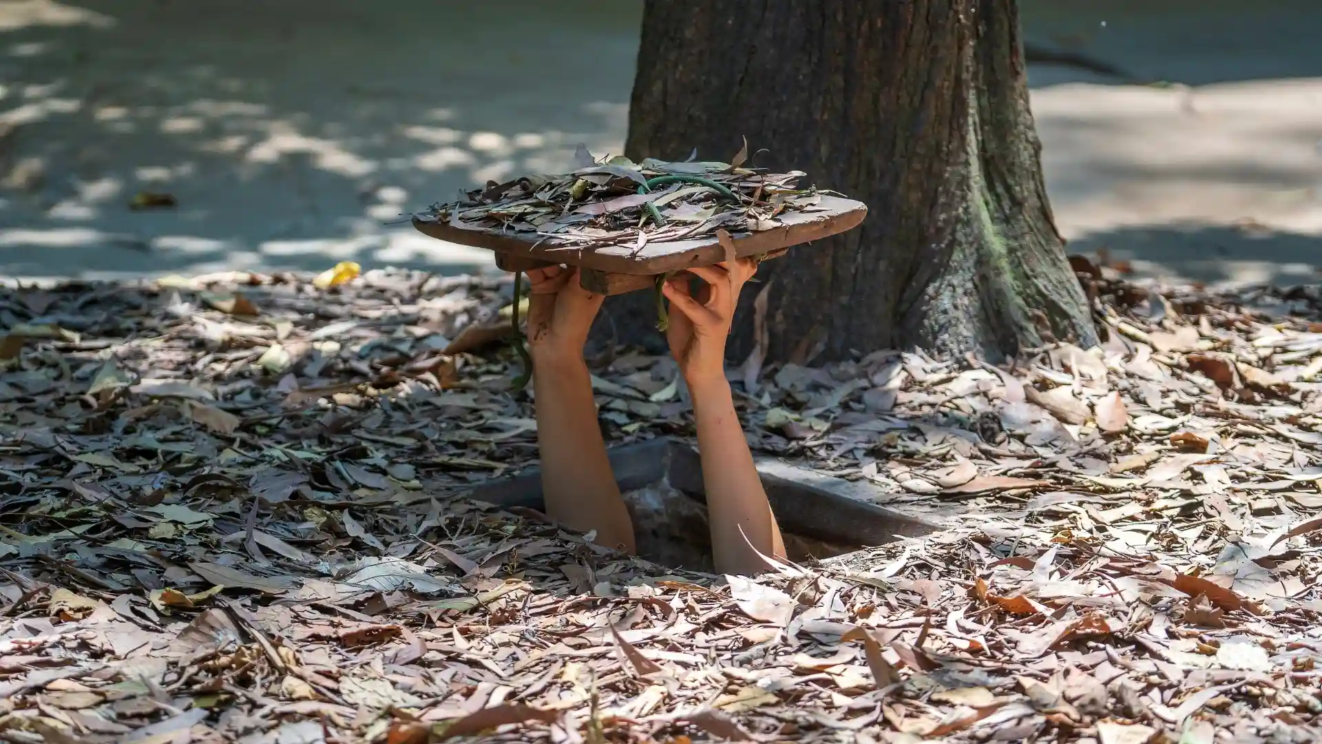 Cu Chi Tunnels are a must-see spot near Ho Chi Minh City in southern Vietnam.