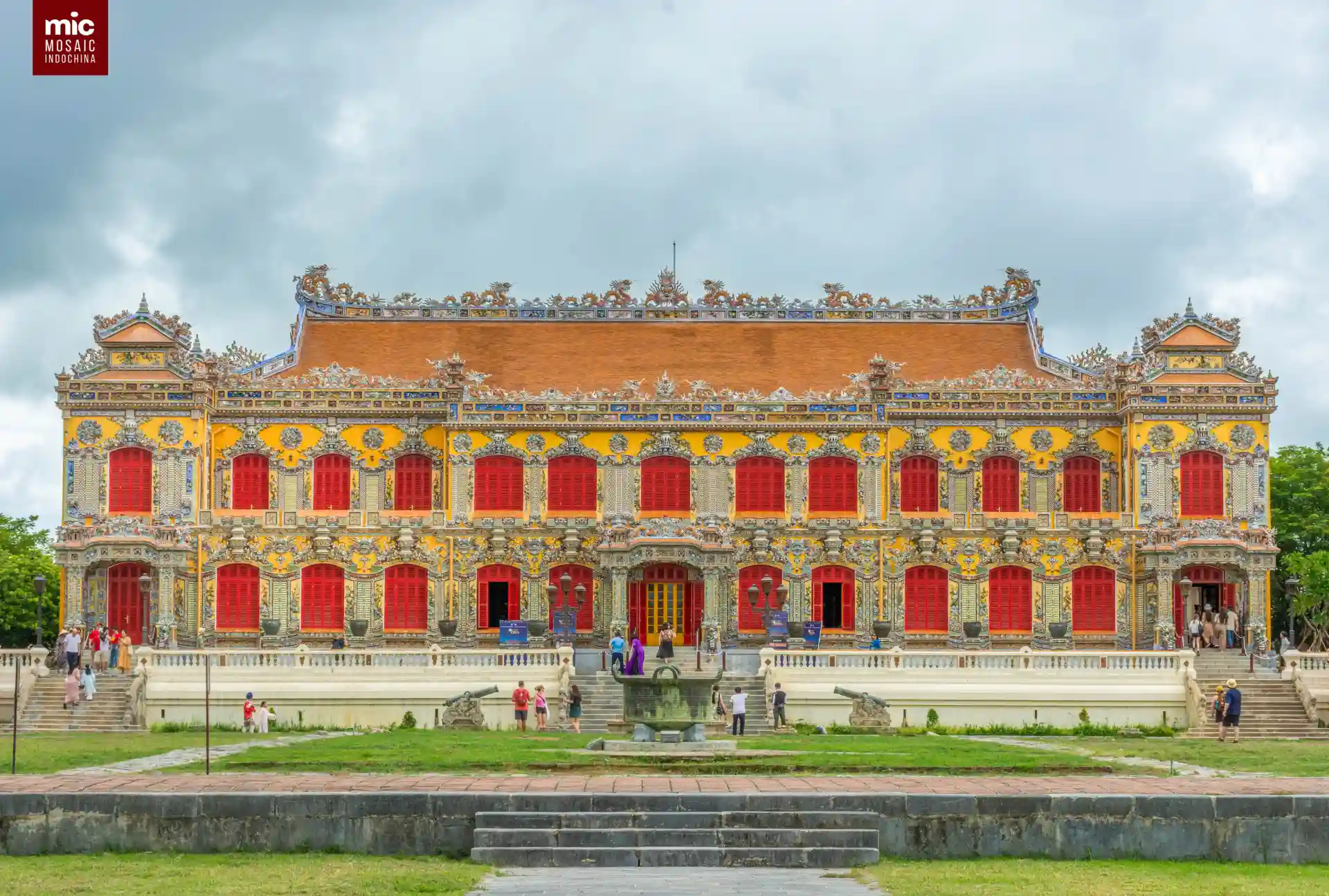The royal house of the Nguyen kings inside the Imperial City of Hue