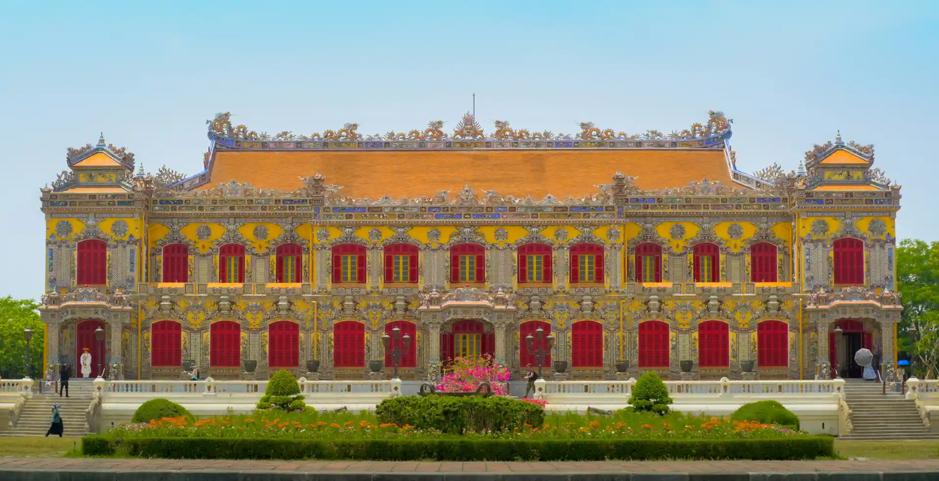 Hue Imperial City, historic UNESCO World Heritage site in Hue, Vietnam