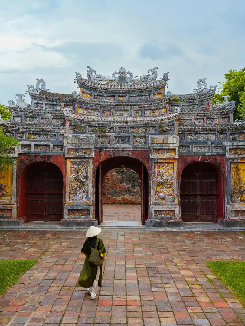 Hue, a major tourist attraction in central Vietnam