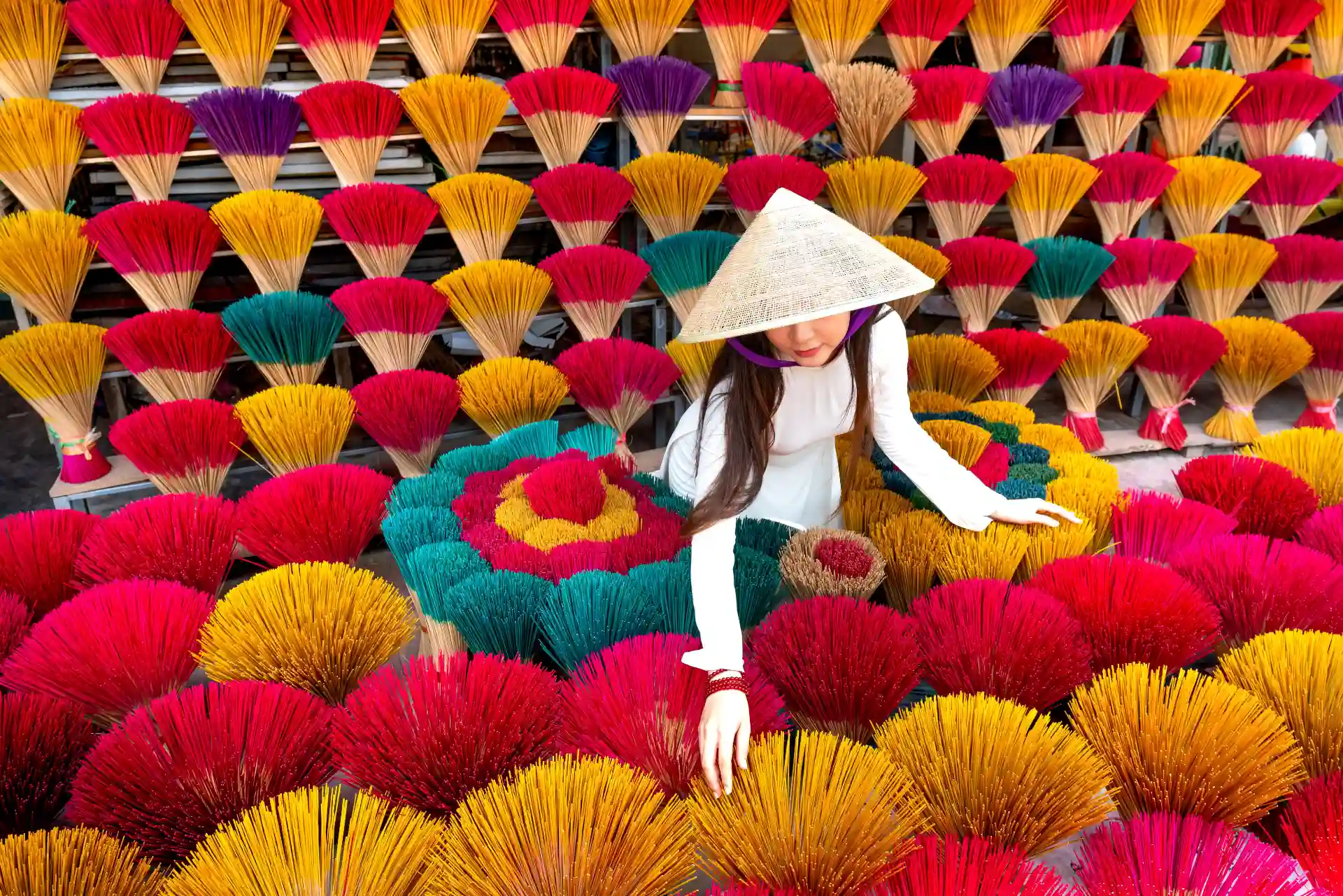 Thuy Xuan Incense Village near Tu Duc Mausoleum in Hue