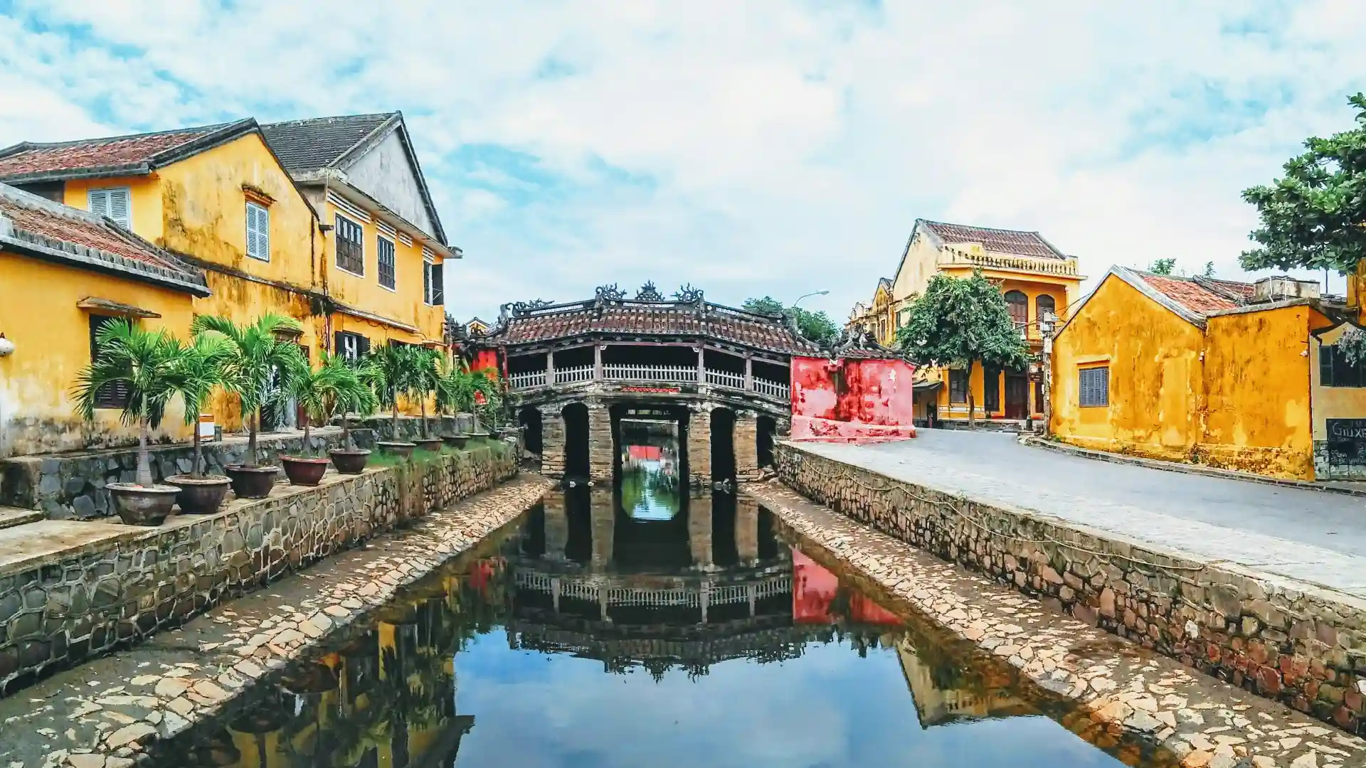 Japanese Bridge, an iconic and historical spot, in Hoi An Old Town