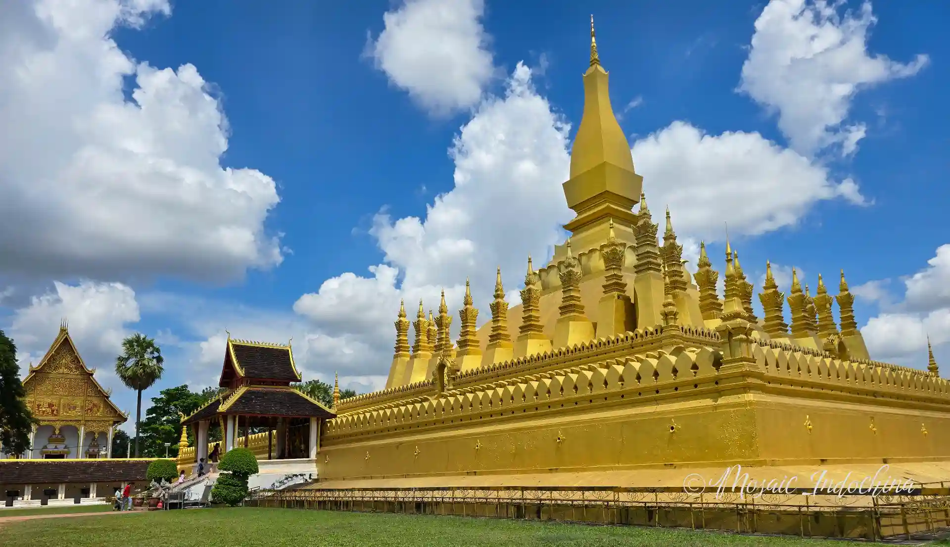 Pha That Luang Temple in Vientiane, Laos