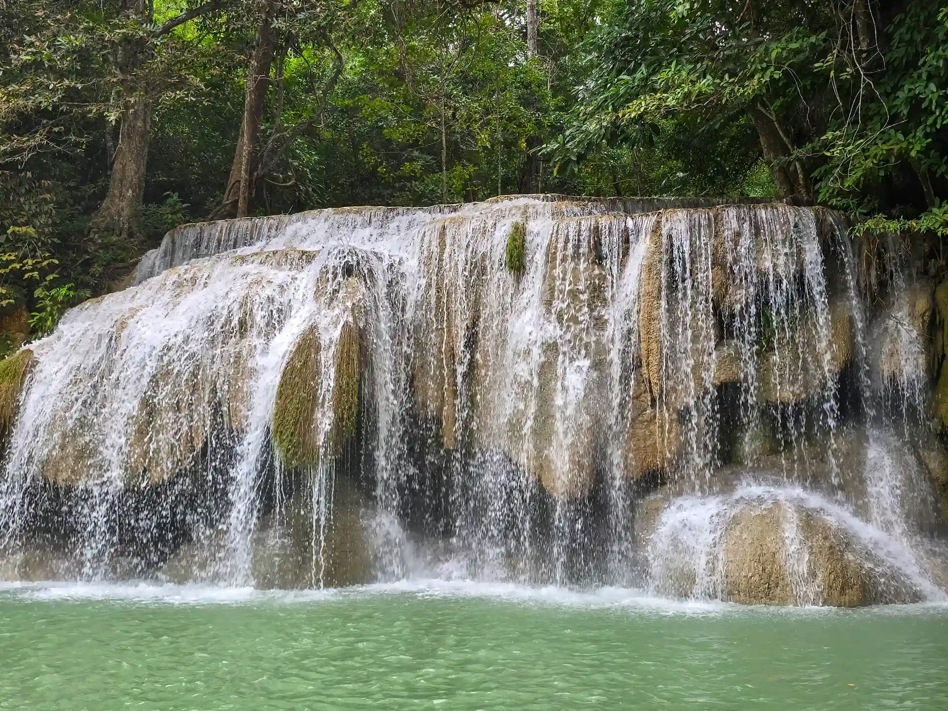 Erawan Waterfalls, a perfect spot to touch nature in Kanchanaburi