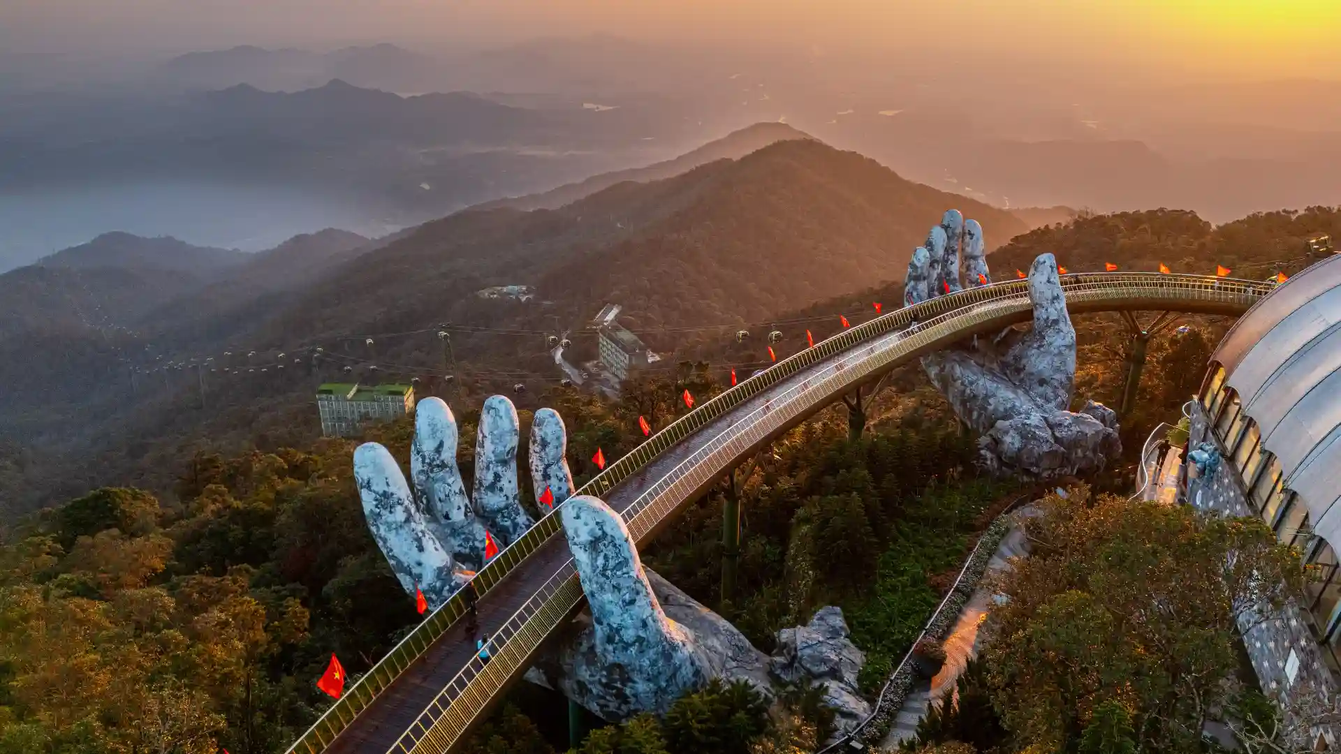 Ba Na Hills, French Village, and Golden Bridge are top highlights in Central Vietnam.