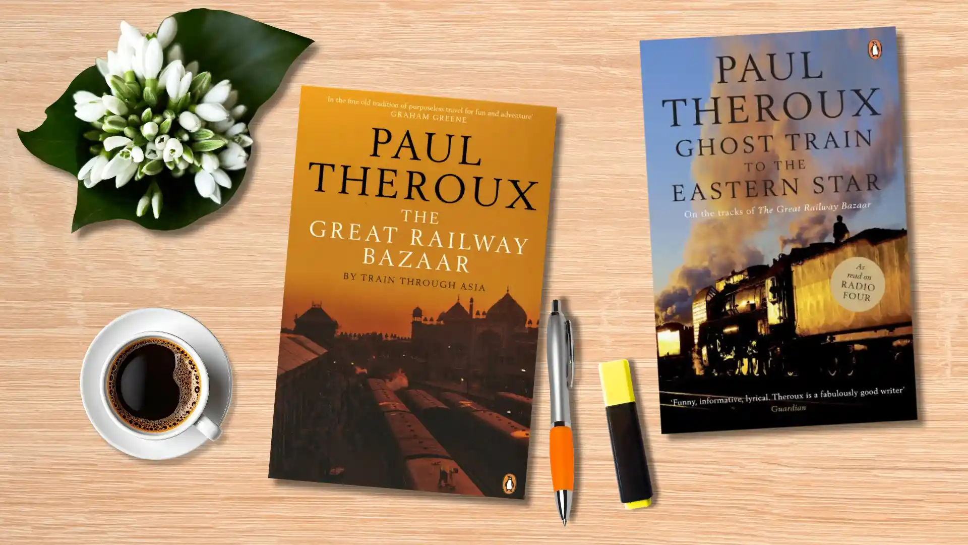 The Great Railway Bazaar and Ghost Train to the Easter Star by Paul Theroux