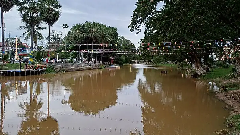 Siem River in the city