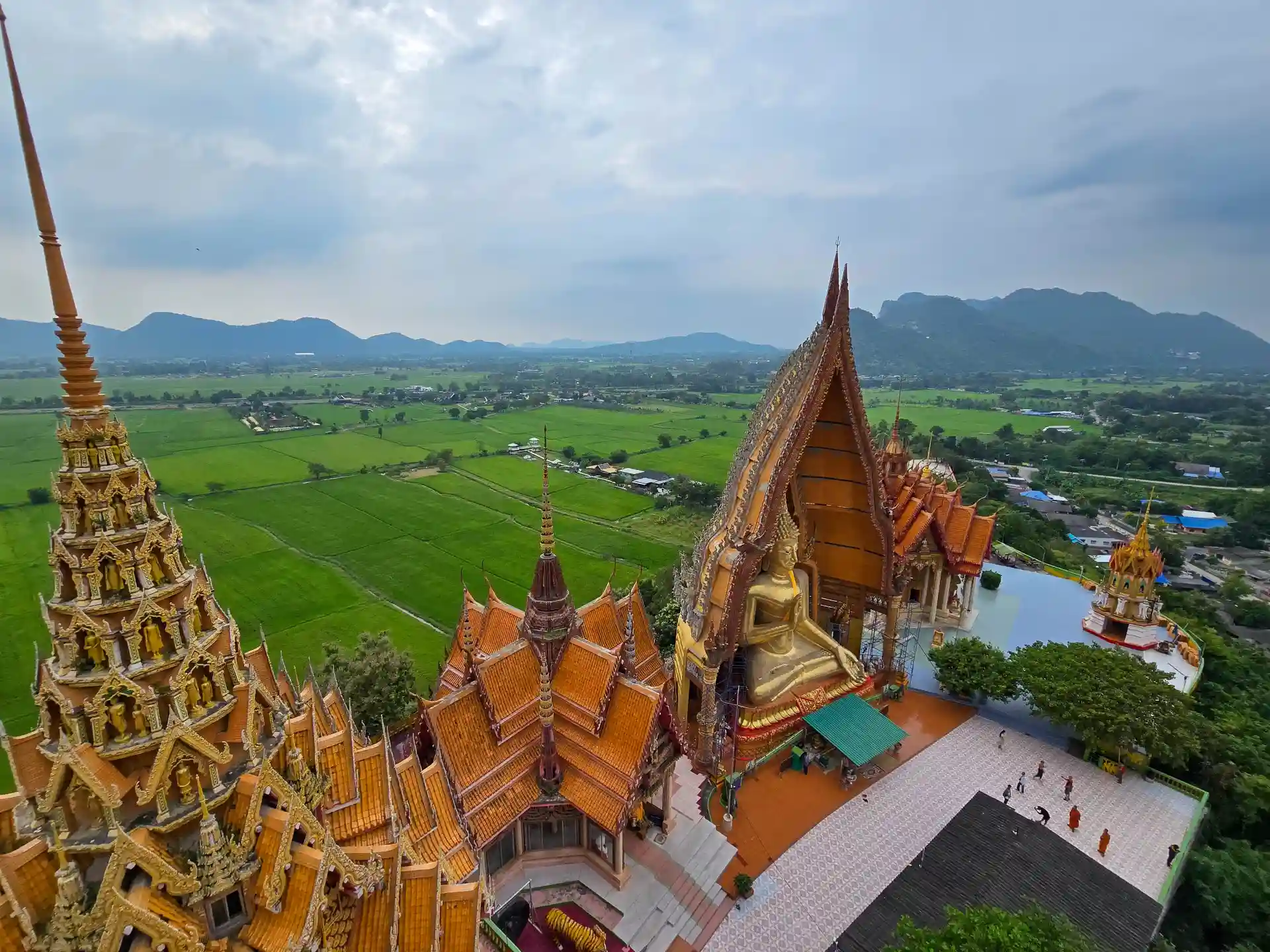 Wat Tham Suea, also known as Tiger Cave Temple, in Kanchanaburi