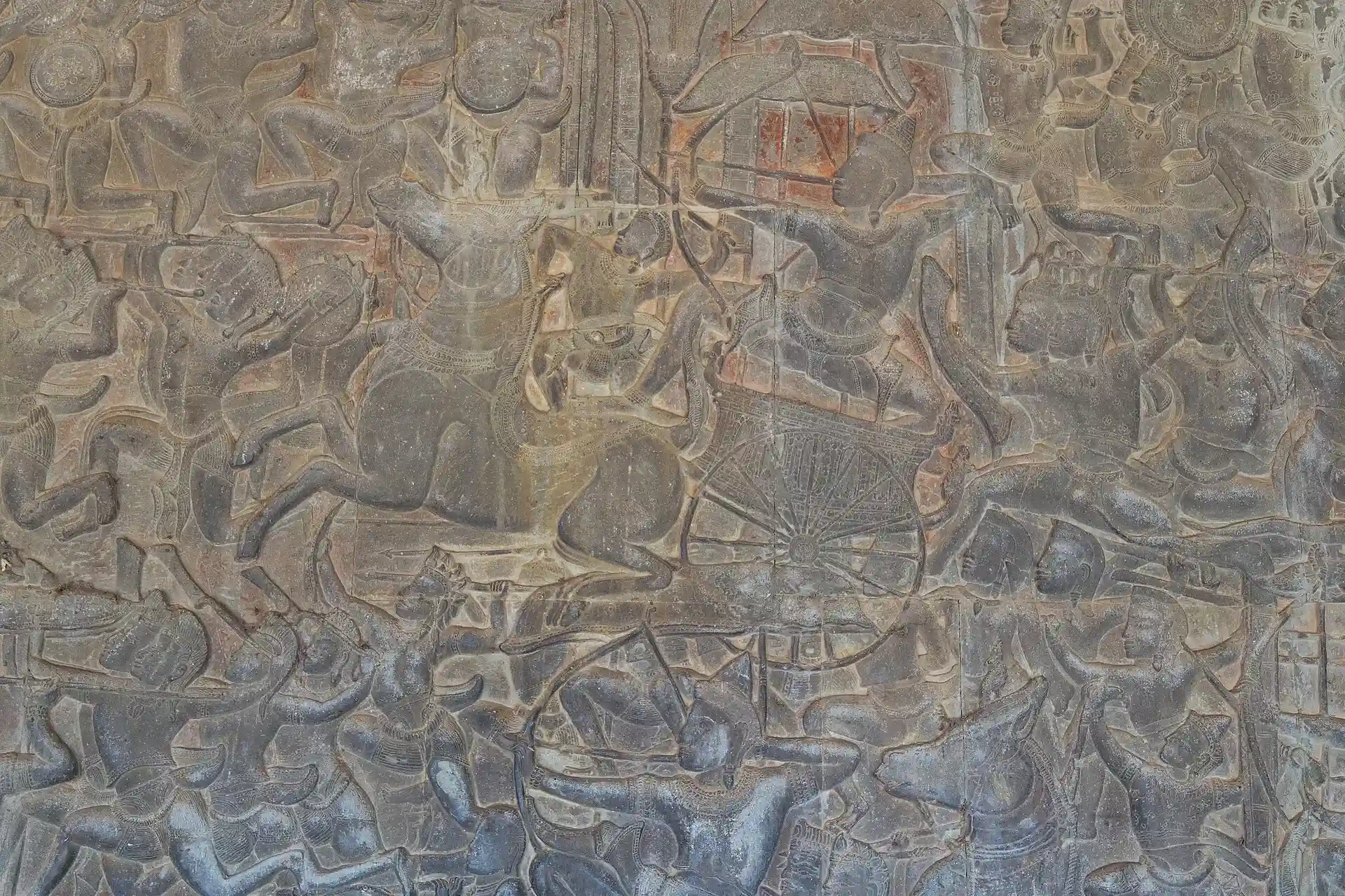 Bas-reliefs at Angkor Wat