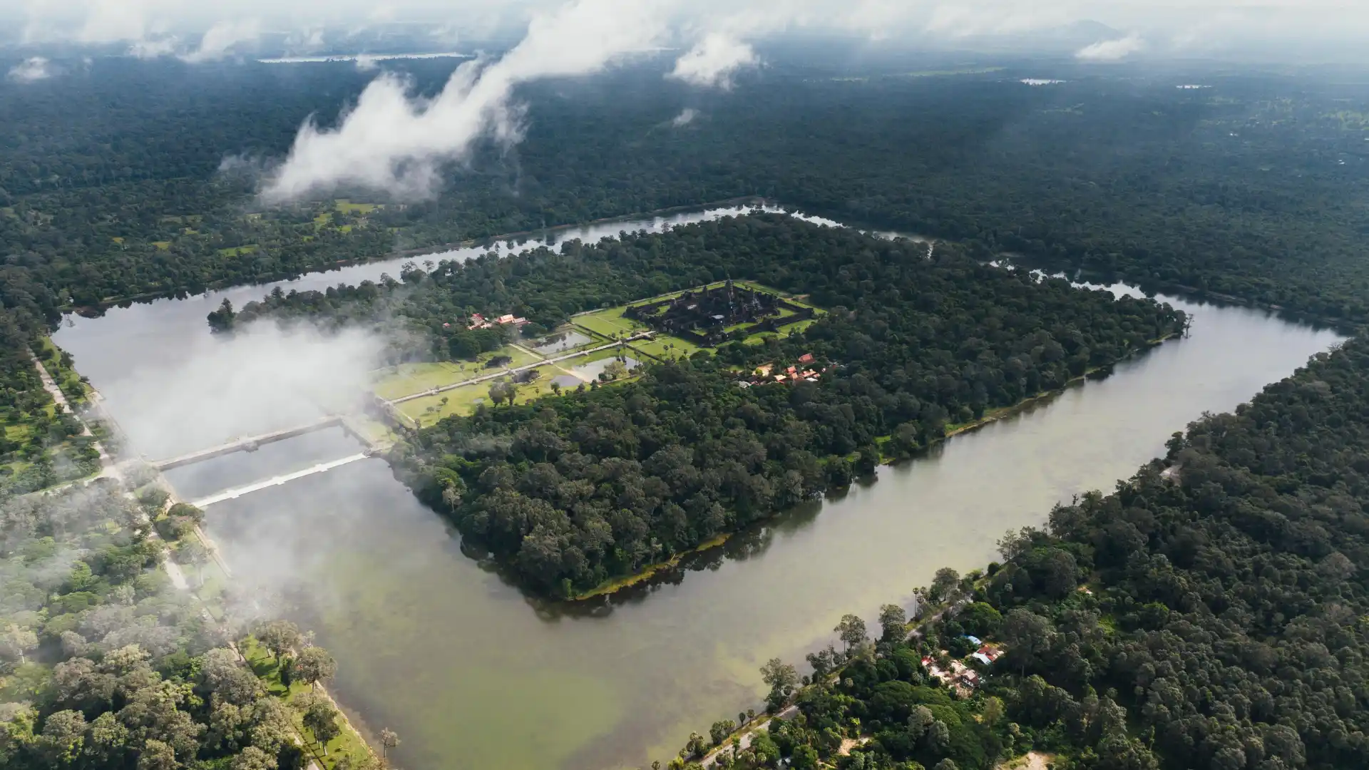 Moats at Angkor Wat